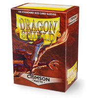 Dragon Shield - Matte - (100pcs) Crimson