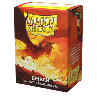 Dragon Shield - Dual Matte - (100pcs) Ember